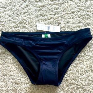 J.Crew navy blue hipster bikini bottom